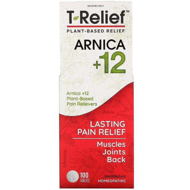 MediNatura, T-Relief, Arnica +12, 100 Tablets on Productcaster.