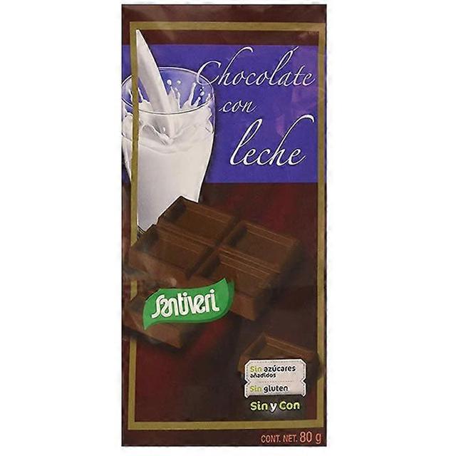 Santiveri indulgent milk chocolate with maltitol 80g on Productcaster.