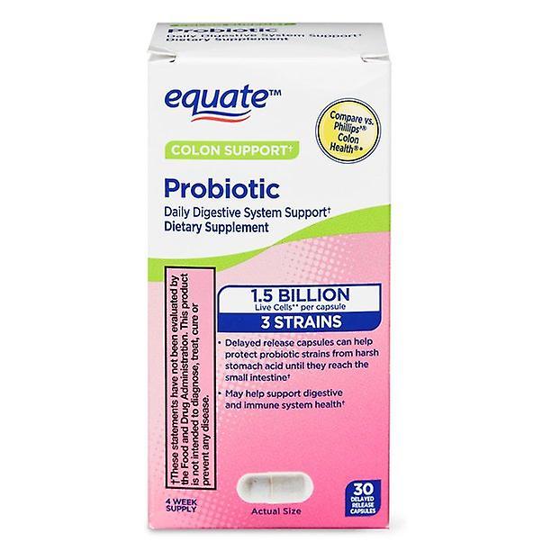 Equate colon support probiotic delayed-release capsules, 30 count on Productcaster.