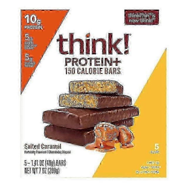 Think Thin Denken! Protein 150 Kalorien Riegel, gesalzenes Karamell, 5 EA on Productcaster.