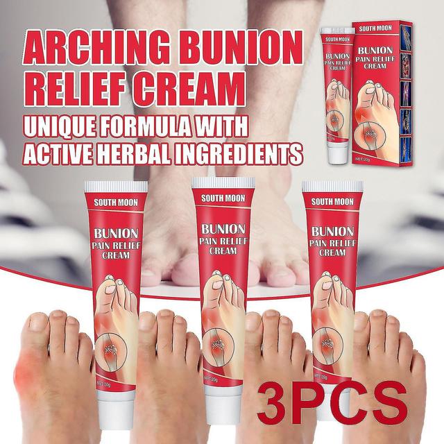 Arching Bunion Relief Cream Pain Relief Reduce Inflammation Body Carem For Knees Joints 3PCS on Productcaster.