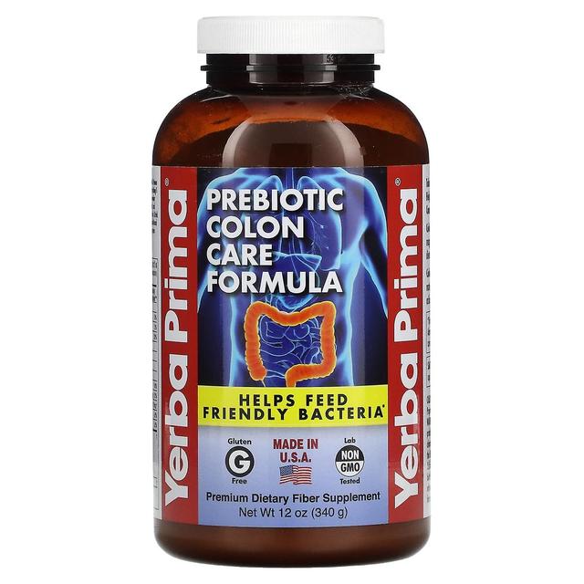 Yerba Prima, Formula per la cura del colon prebiotica, 12 oz (340 g) on Productcaster.