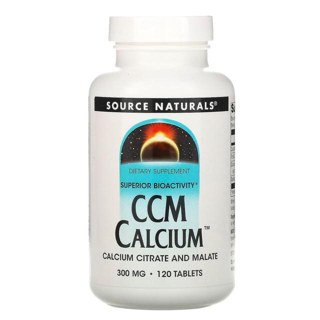 Source Naturals, CCM Calcium, 300 mg, 120 Tablets on Productcaster.