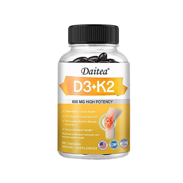 Vorallme D3+k2 Vitamin Capsules-supports Healthy Teeth, Muscles And Joints, Strengthens Bones, Protects The Heart, And Enhances Immunity 30 count-1... on Productcaster.