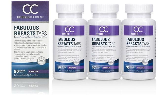 Cobeco CC Fabulous Breasts Supplement (3 x 90 tabs) on Productcaster.