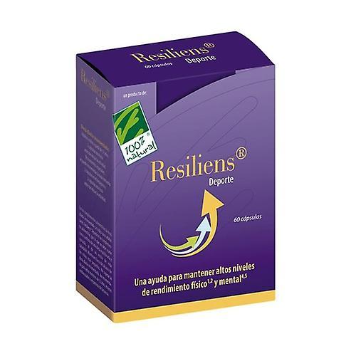 Cien por Cien Natural Resiliens Sport 30 capsules on Productcaster.