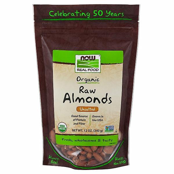 Now Foods Organic Raw Almonds Unsaled, 12 oz (paquete de 1) on Productcaster.