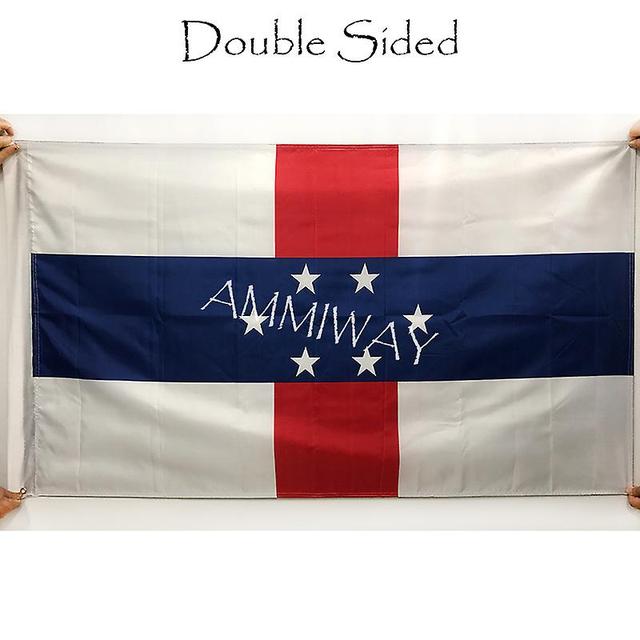 Ederfun Bendera Dan Spanduk Negara Belanda Bendera Dan Spanduk Luksemburg Bendera Cetak Poliester Besar Statenvlav Belanda Double face2 128 x 192cm on Productcaster.