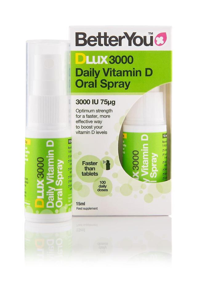 Better You BetterYou DLux 3000 Vitamin D daglig munspray - 15ml on Productcaster.