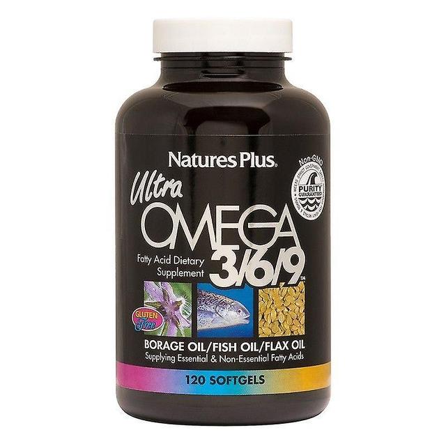 Nature's Plus Naturens Plus Ultra Omega 3-6-9 1200mg softgels 120 (3969) on Productcaster.