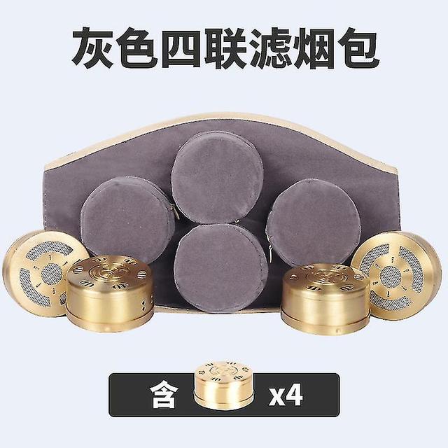 Unitoney Cn Herb Box Bärbar Moxibustion Cloth Rökfri Förtjockning Multifunktion Moxibustion Fyrdubbla Moxibustion Plagg grå on Productcaster.