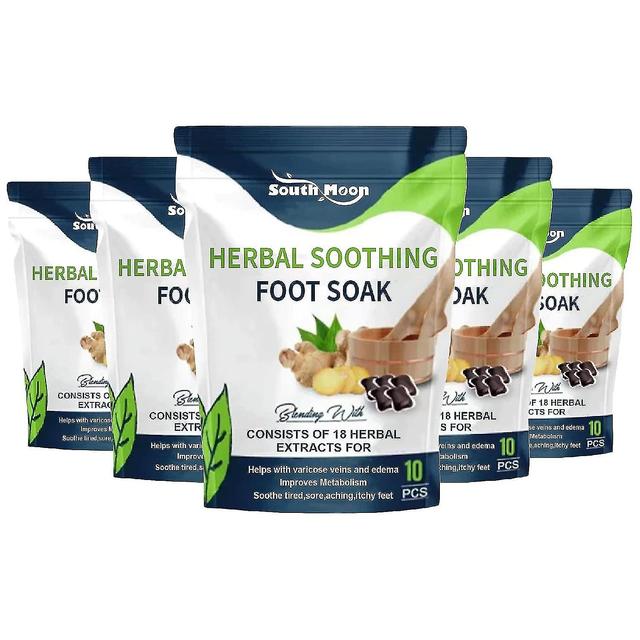 Herbal Detoxshaping Cleansing Foot Soak Beads Herbal Soothing Foot Soak Deep Clean Foot Bath Bag koostuu 18 yrttiuutteesta parantaa Metaboa 5 pack on Productcaster.