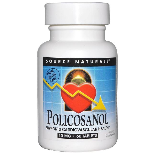 Source Naturals Bron Naturals, Policosanol, 10 mg, 60 Tabletten on Productcaster.