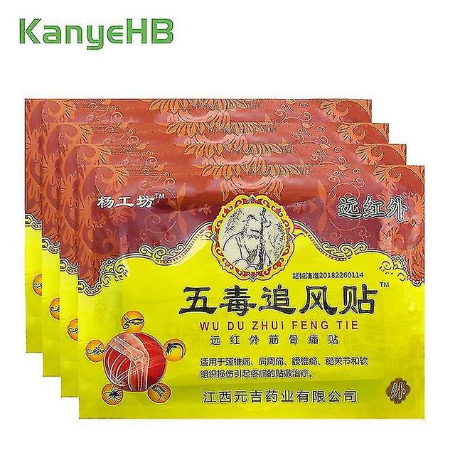 32pcs Chinese Herbal Pain Relief Patches Self-heating Medical Plaster Knee Joint on Productcaster.