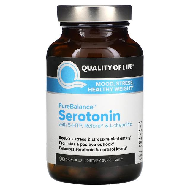 Quality of Life Labs, PureBalance, Serotonin, 90 Capsules on Productcaster.