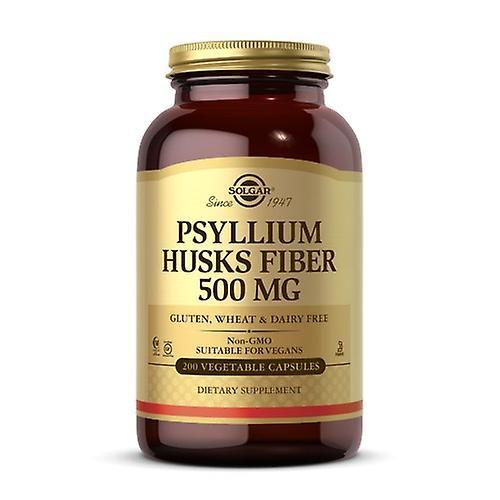 Solgar Psyllium Husks Fiber, 500 mg, 200 V Caps (Pack of 2) on Productcaster.