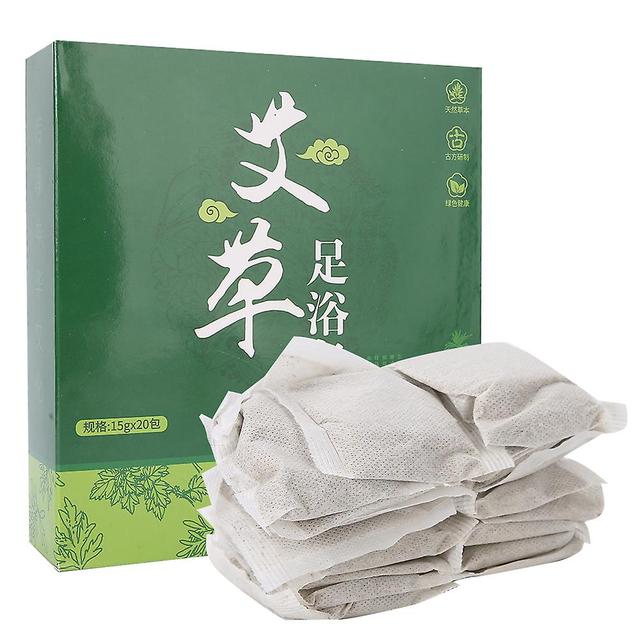 20 Packs Wormwood Foot Bath Bag - 15g each - Dispel Coldness - Moxa Leaves - Feet Health Care Powder on Productcaster.