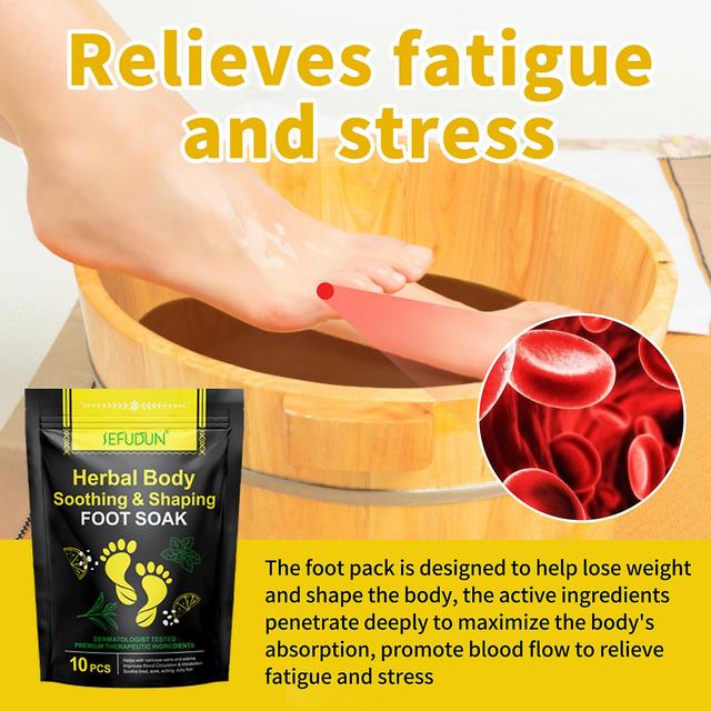 Cheese Sefudun Foot Bath Condensate Beads Dehumidification Cold Repellent Slimming Foot Bath Condensate Beads Fast Dissolving Lazy Foot Soak Package on Productcaster.