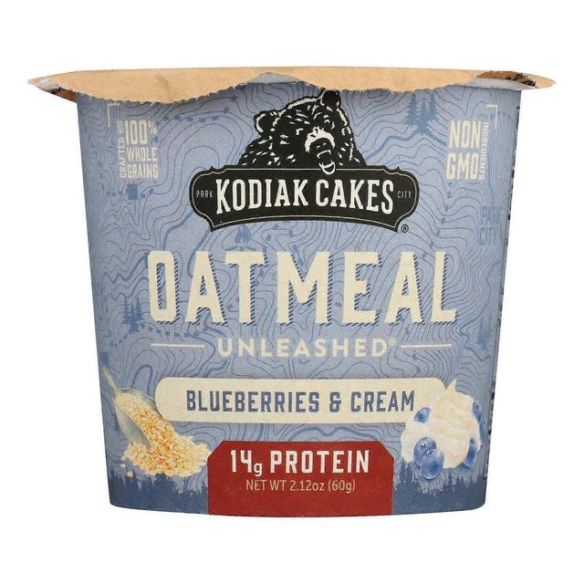 Adcrbr09m02 Kodiak Cakes - Farina d'avena Blubry/crm Pwrcup - Confezione da 12-2,12 once stile306 on Productcaster.