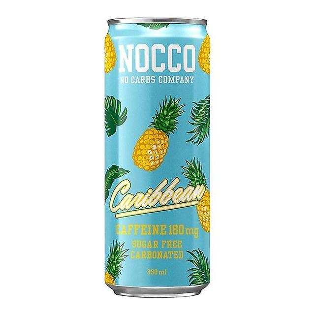 Nocco BCAA+ Bokser Fizzy KoffeinFri Sport Amino Acid Energy Drink - 330ml x 24 Caribbean on Productcaster.