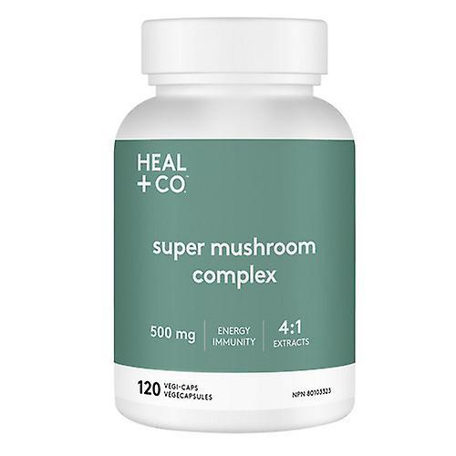 Heal + Co. Heal + Co. Super Mushroom Complex (4:1), 500mg, 120 VegCaps on Productcaster.