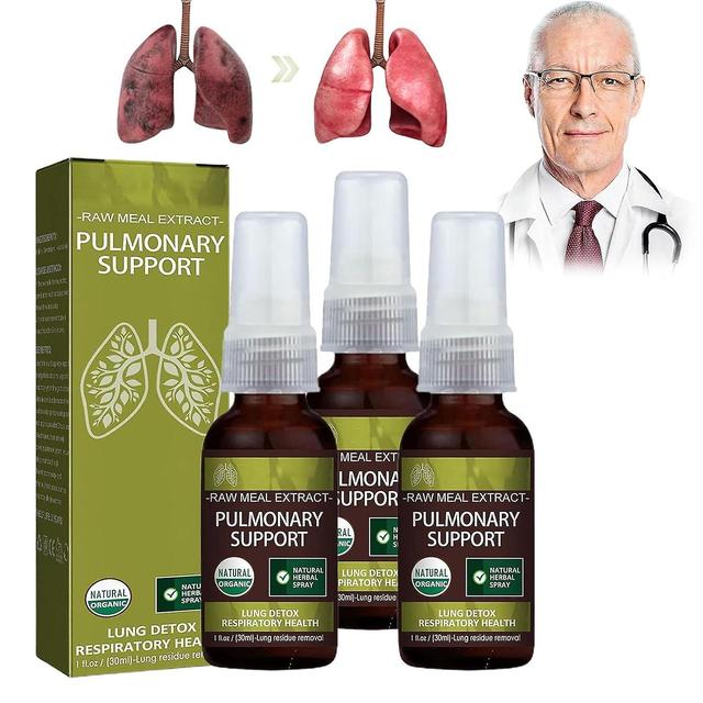 Frusde Breathdetox Herbal Lung Cleansing Spray, Clears Lungs Of Waste And Mucus, Promotes Lung Health, Health Supplement 3pcs on Productcaster.