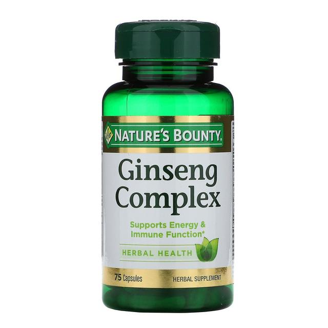 Natures Bounty Nature's Bounty, Ginseng Complex, 75 Capsules on Productcaster.