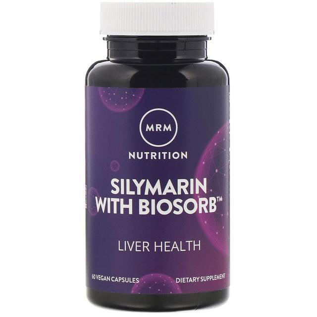 MRM, Nutrition, Silymarin with Biosorb, 60 Vegan Capsules on Productcaster.