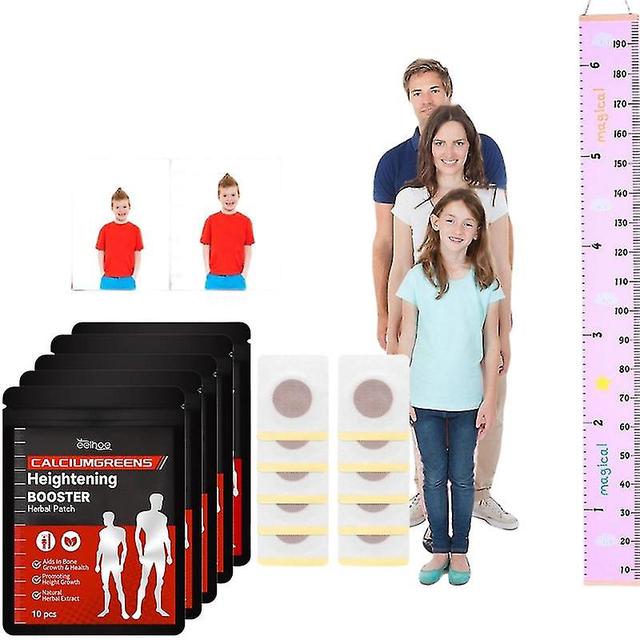 50X Height Increase Foot Patch Conditioning Body Grow Higher Care Products plantar akupistestimulaatio Promote Bone Growth -tarra on Productcaster.