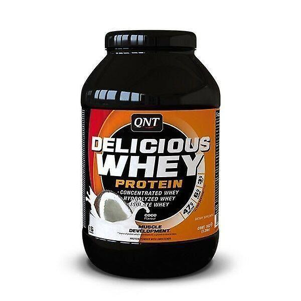 QNT Läckra Vassle Protein Pulver Bodybuilding MuskelMassa Masstillväxt Kokos 908g on Productcaster.