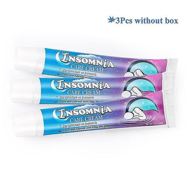 1/2/3pcs Insomnia Care Cream Slaaphulp verbeteren slaapkwaliteit zalf sooth 3 stuks zonder doos on Productcaster.