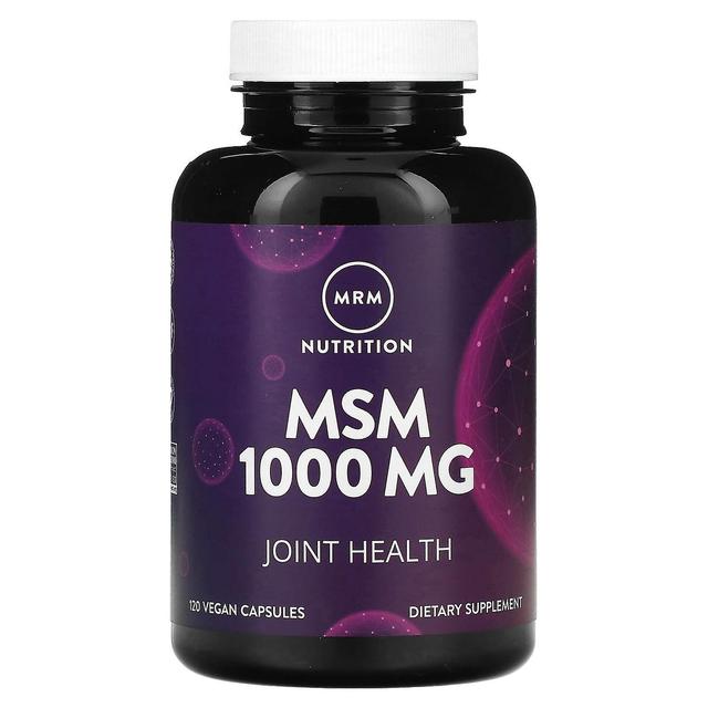 MRM Nutrition, MSM, 1,000 mg, 120 Vegan Capsules on Productcaster.