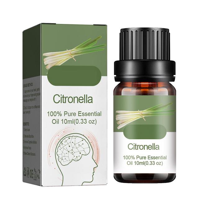 Abracing 10ml Alzheimer's Prevention Natural Oils Improve Cognitive Ability Alzheimer's Prevention Solution Citronella Flavor on Productcaster.