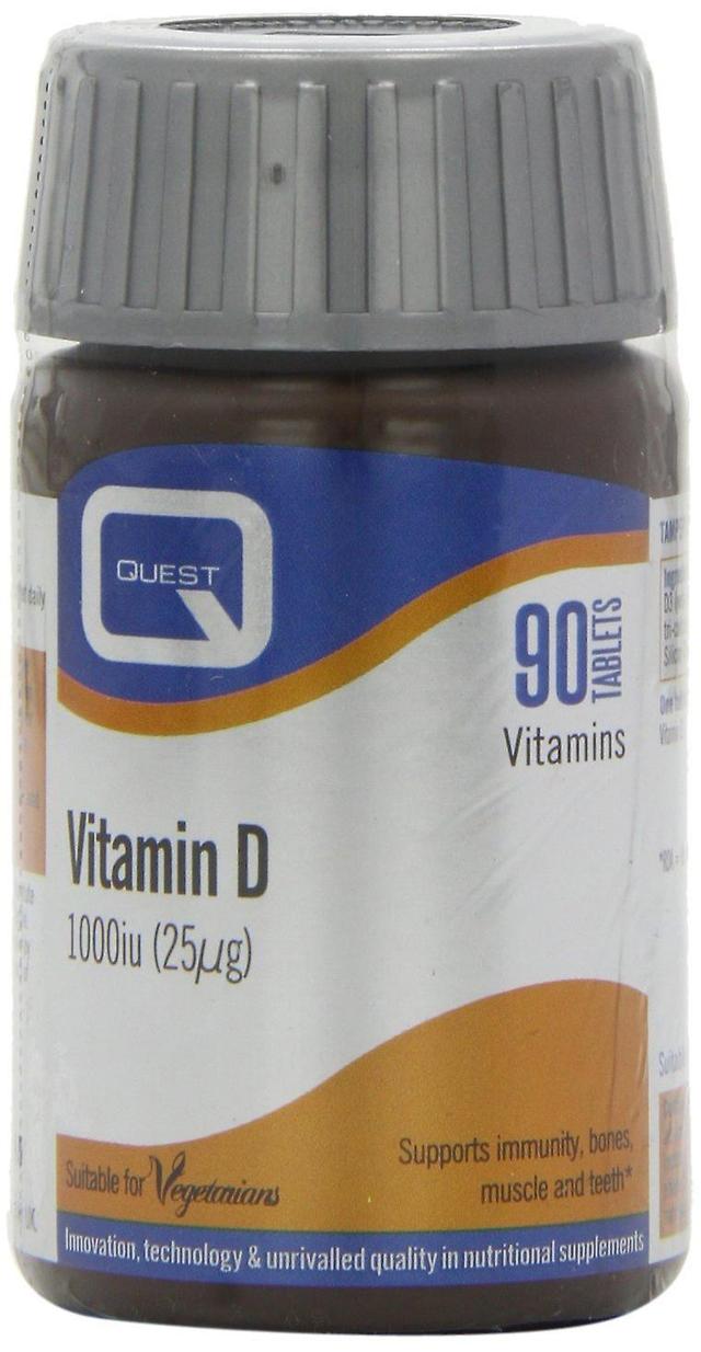 Quest Vitamin D3 1000 IE, 90 tabletter on Productcaster.