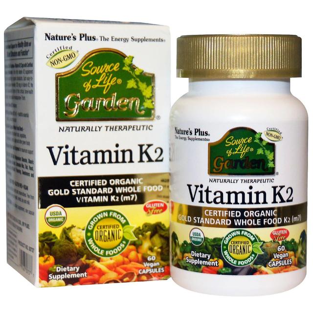 Vitamina K2 (60 tapas veganas) - Nature's Plus on Productcaster.