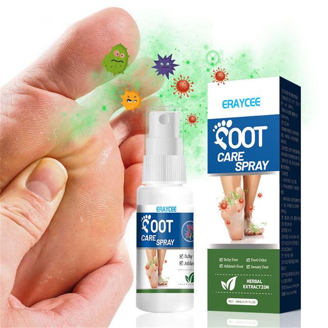 Antibacterial Foot Odor Spray Natural Ingredient Anti-Itch Foot Care Spray for Men and Women Foot Care A on Productcaster.