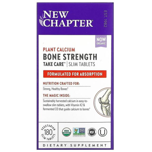 New Chapter, Bone Strength Take Care, 180 Vegetarian Slim Tablets on Productcaster.