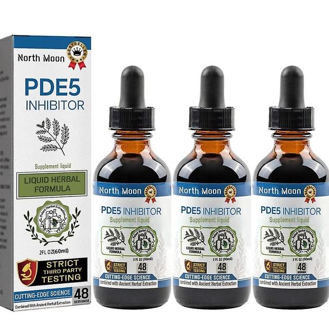 3pcs Pde5 Inhibitor Supplement Drops Ausdauer & Kraft-Booster Happy Wife Secret Drops on Productcaster.