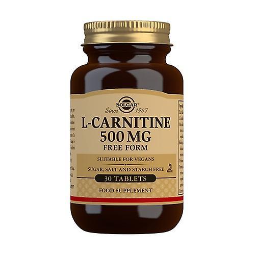 Solgar L-Carnitine 30 tablets of 500mg (500mg) on Productcaster.