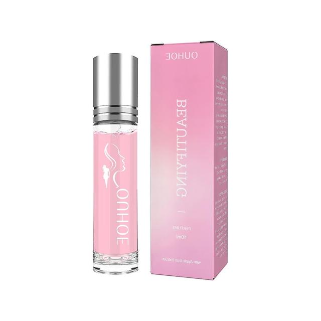 Ouhoe Perfume Roller Ball Mild And Non-pungent Portable Long-lasting Fragrance Refreshing Fragrance Fresh And Elegant Dating Pink 4PCS on Productcaster.