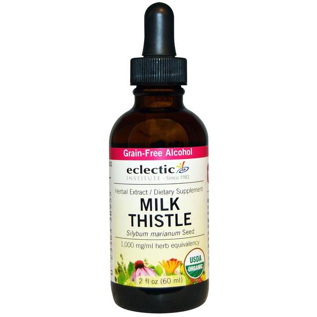 Eclectic Institute, Organic Milk Thistle, 2 fl oz (60 ml) on Productcaster.