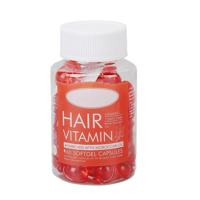 Xhcc 60pcs Hair Care Capsules Improve Dryness Moisturizing Nourishing Frizz Hair Repair Essential Oil Red on Productcaster.