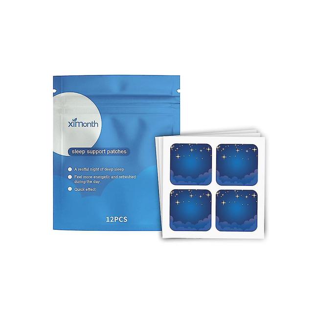 12pcs Sleep Patches Insomnia Sleep Aid Patch Decompression Improve Sleeping Plaster For Good Sleep At Home on Productcaster.