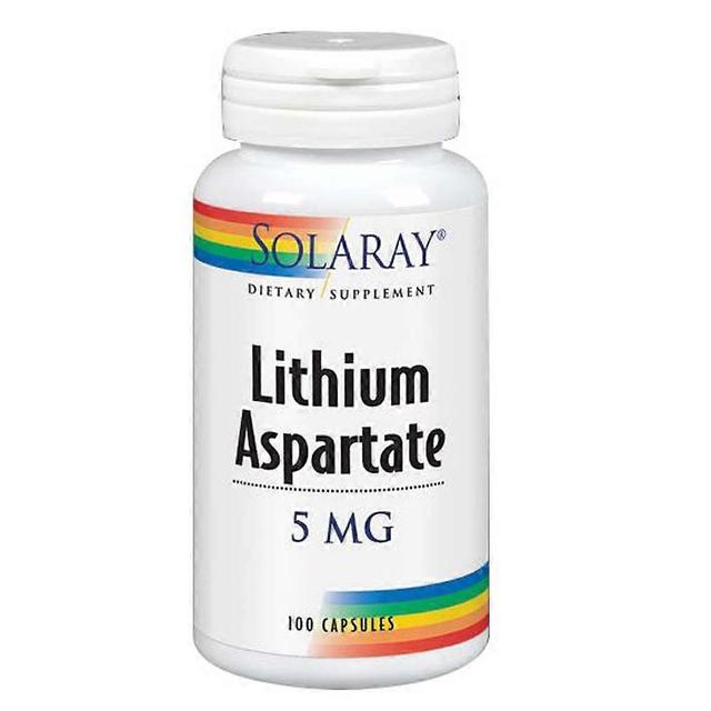 Solaray Lithium Aspartat, 5 mg, 100 Kapseln (1er Packung) on Productcaster.