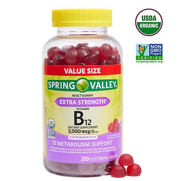 Spring valley extra strength b12 gummies, 3,000 mcg, 200 ct on Productcaster.