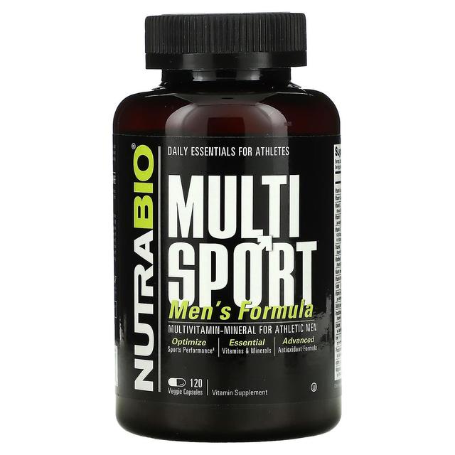 Nutrabio Labs, MultiSport Men's Formula, 120 Veggie Caps on Productcaster.