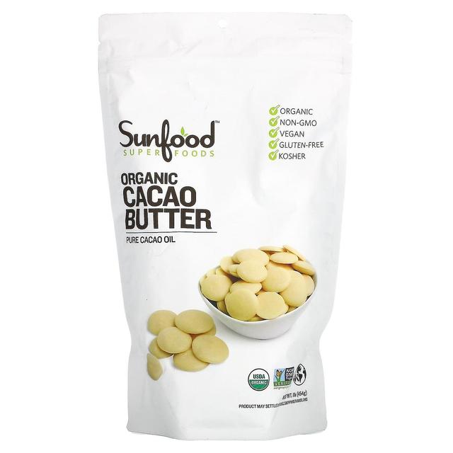 Sunfood, Organic Cacao Butter, 1 lb (454 g) on Productcaster.