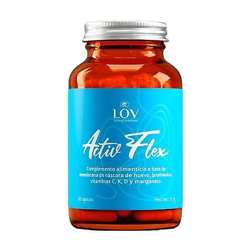 LOV Natural Solutions active flex 60 capsules on Productcaster.