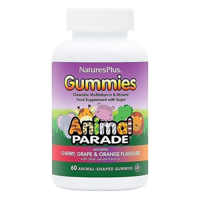 Nature's Plus Animal Parade Gummies Assorted Flavour 60 (29945) on Productcaster.