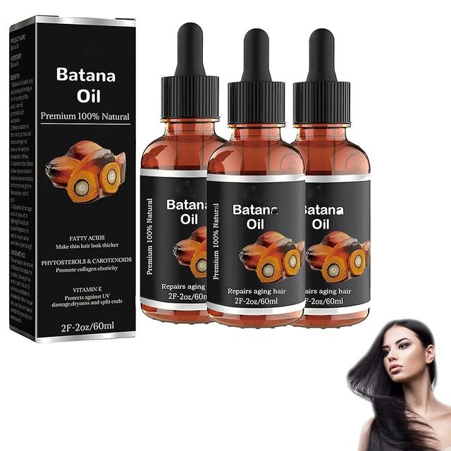 Mamusk Batana-Öl Bio für gesundes Haar, Batana-Öl für das Haarwachstum, 100% natürlich, fördert das Wohlbefinden der Haare für Männer und Frauen Ve... on Productcaster.